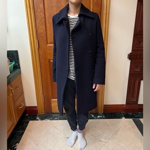 J. Crew stadium cloth by Nello Gori wool coat